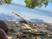 Fit Dominican Slut Gets Reverse Cowgirl Fuck On Public Beach Risk Someone Seeing 10/16