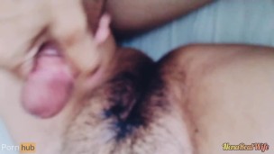 MILF Amateur Wife fucking POV gets a poor Cum On Pussy #3