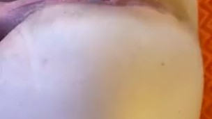 Loud wet Straight boy pussy pounded by dragon dildo
