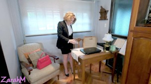 Hot secretary fucks his boss to keep her job. Anal Creampie Sohimi Toy.