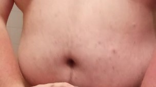 Chubby Bear Fleshlight pounding with big cumshot