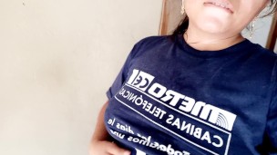 en el gimnasio mostrando mis tetas