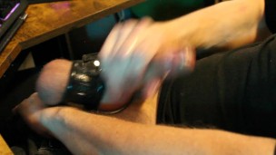 Multiple ruined orgasms with CBT and cum on clothes. I came so hard it was psychedelic!