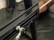 Willie Wanka Max Sex Machine in use for slave anal training 15/16