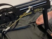 Willie Wanka Max Sex Machine in use for slave anal training 4/16