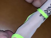 Foot and shoe CBT and ball busting with kicking  6/16