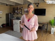 Big Ass Latina MILF fucks her first Airbnb guest - POV Sex 3/16