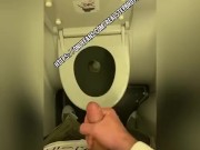 Wanking plane toilet 11/16
