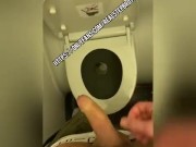 Wanking plane toilet 4/16