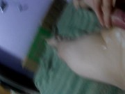 Garoto batendo uma e gozando duas vezes 12/16