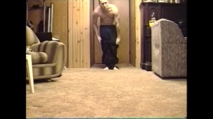 Virgin boy cums so fast after stripping naked on live cam