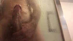 Loud moaning and slapoo g huge dick in shower