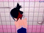 Kaguya Shinomiya and I have intense sex in the shower room. - Kaguya-sama Love Is War POV Hentai 9/16