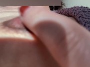 【日本人 素人 個人撮影】乳首ドアップオナニー、おまんこドアップクリトリスオナニー 2/16