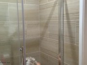 Angel Wicky squirts in shower 15/16