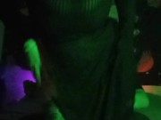 Smoking hot babe, lap dance and great b.j cums in mouth! 7/16