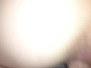 Stepmother squeezes creampie out on my dick 5/16