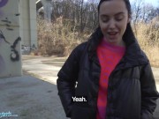 Public Agent - Latina teen with small puffy tits sucks thick cock and get her shaved pussy penetrated outdoors for quick cash 7/16