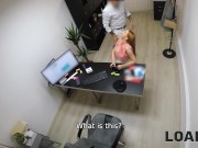 LOAN4K. Ginger charmer with pretty face is penetrated by the lender 7/16