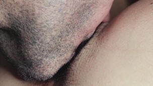 He gets down on his knees and eats my pussy passionately