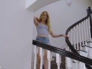 Emma Starletto Waits Until Mom Is Out Before Jumping On Step Dad's Cock 1/16