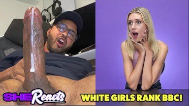 White Girls Rank Big Black Cocks!