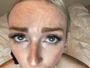 POV JOI Cum On My Cute Freckle Face Mouth Fetish Cum Countdown - Remi Reagan 1/16