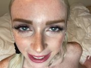 POV JOI Cum On My Cute Freckle Face Mouth Fetish Cum Countdown - Remi Reagan 7/16