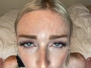 POV JOI Cum On My Cute Freckle Face Mouth Fetish Cum Countdown - Remi Reagan 8/16