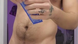 Dante Drackis - nude toothbrushing 10/19/2022