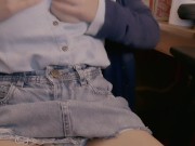 touching myself at my work office with my clothes on 4/16