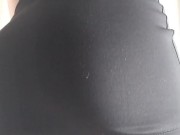 trying on skirt without panties, showing the pussy and the big ass 7/16