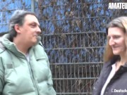 AMATEUR EURO - Slim Granny Eva Gets Jizzed On Her Ass After Intense Pounding With Stud 2/16