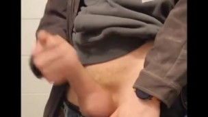 SLOW MOTION 1 hour n half compilation of johnholmesjunior shooting huge cum loads in public