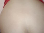 follando en el motel, le gusta gemir a mi amante con vestido rojo es follada. 2/16