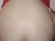 follando en el motel, le gusta gemir a mi amante con vestido rojo es follada. 3/16