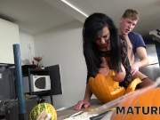 MATURE4K. Taste of her pumpkin pussy 14/16