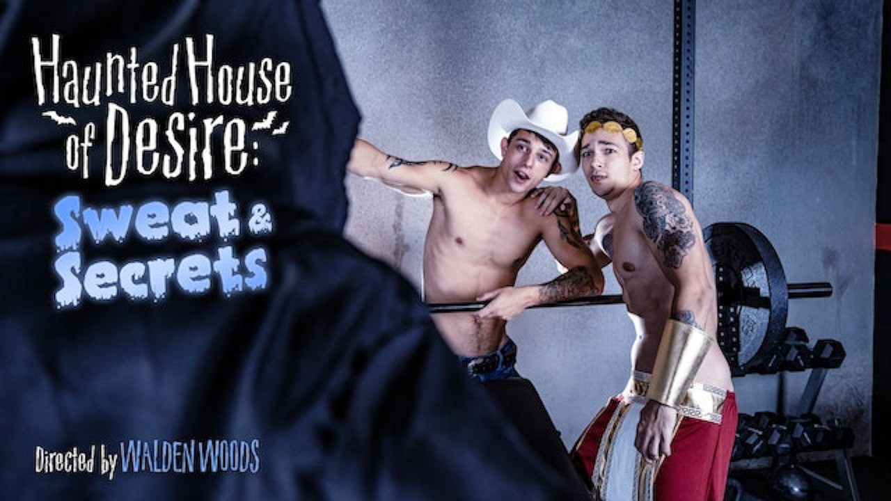 Halloween Desires Run Wild Between Hot Cowboy & Jock Gladiator