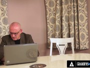 GrandpasFuckTeens - Petite And Naughty Gina Gerson Gets A Lesson By A Old Man And Is Dick 3/16
