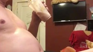 Piggy feeding on McDonald’s 