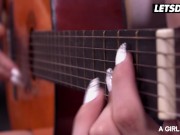 A GIRL KNOWS - Lesbian Couple Leanne Lace And Ariela Donovan Romantic Sex At Home 1/16