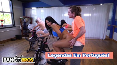 BANGBROS - Mulher Latina com bunda grande fazendo sexo com instrutor de fitness