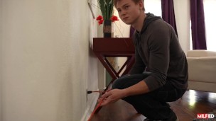 Milfed - Charming MILF Angelina Diamanti Gets Caught Masturbating By Her Stepson & Wants Some Help