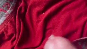 Jerking my big hairy cock and nutting all over my underwear--for sale ;)