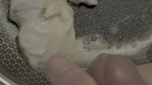 CuriusKinkyCouple-Adding Some Flavor to My Morning Eggs by Cumming on Them Great to Eat