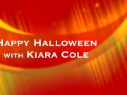 Tight blonde shows off her naughty side on Halloween 1/16