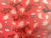 Cute Halloween pj pants tease!  2/16