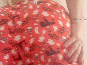 Cute Halloween pj pants tease!  3/16
