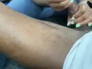 Cuck let’s wife stroke bbc in car while at home 8/16