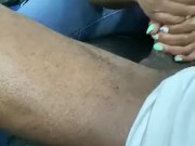 Cuck let’s wife stroke bbc in car while at home 9/16
